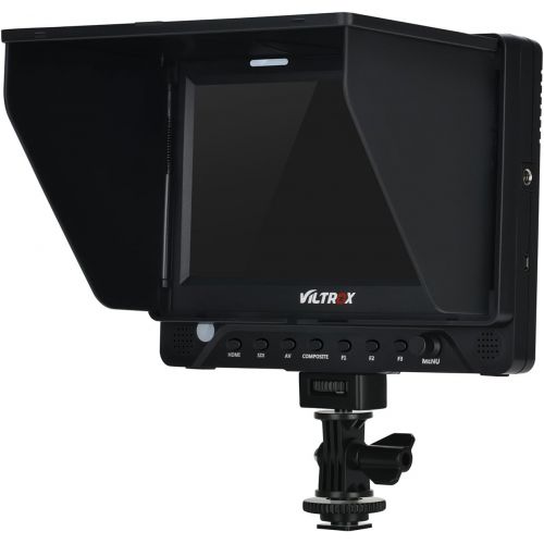  VILTROX DC-70EX 7 4K HD 1024x600 HDMISDIAV Input Output Camera Video LCD Monitor Display for DSLR , with hot shoe adapter