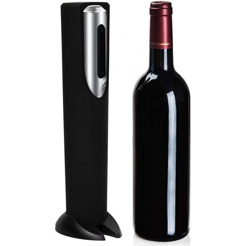  Vin Fresco Electric Wine Opener & Foil Cutter - Automatic Wine Bottle Opener - Electric Corkscrew Wine Opener - Electric Wine Bottle Opener Wine Gift for Wine Lovers