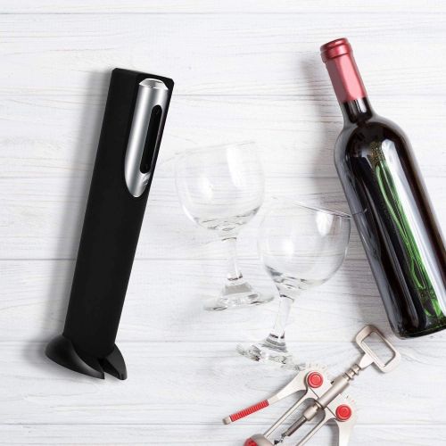  Vin Fresco Electric Wine Opener & Foil Cutter - Automatic Wine Bottle Opener - Electric Corkscrew Wine Opener - Electric Wine Bottle Opener Wine Gift for Wine Lovers