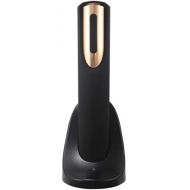 [아마존베스트]Vin Fresco Electric Wine Opener, Automatic Electric Wine Bottle Corkscrew Opener with Foil Cutter, Rechargeable Wine Openers (Rose Gold & Black)