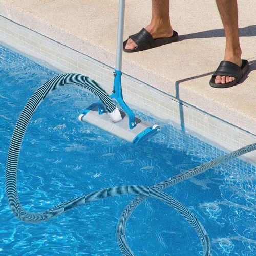  VINGLI 1-1/2-Inch by 55-Feet Pool Hose Commercial In-Ground and Above-Ground Pool Swimming Pool Vacuum Hose, Blue