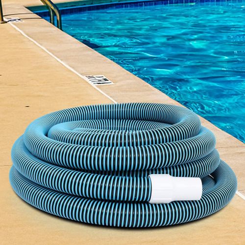  VINGLI 1-1/2-Inch by 55-Feet Pool Hose Commercial In-Ground and Above-Ground Pool Swimming Pool Vacuum Hose, Blue