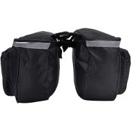 VINGVO Bike Rear Carrier Bag, Double Side Bike Rack Bag Portable Luggage Pannier for Bike for Camping