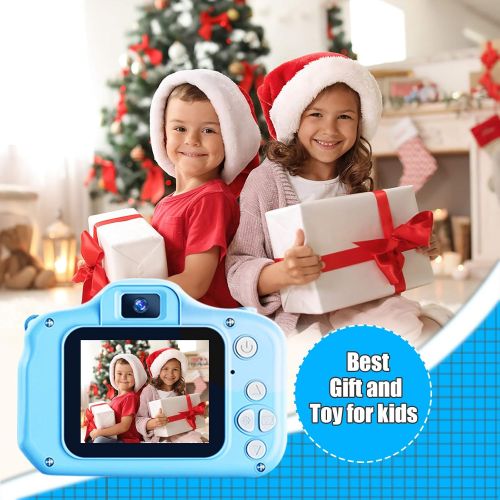  [아마존베스트]Sweetums Signatures Kids Camera, Dual Lens Selfie Camera for Kids, Best Birthday Gifts for Boys Age 3-12, 1080P HD Digital Video Cameras for Toddler, Toys for 3 4 5 6 7 8 9 10 Year Old Boy with 32GB S