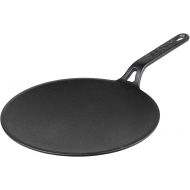 [아마존베스트]Vinod Legacy Pre-Seasoned Cast Iron Roti Tawa, 26 cm,Induction Friendly,Black, 1 Piece