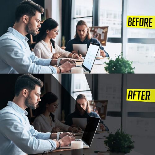  [아마존베스트]VINTEZ 15.6 Inch Computer Privacy Screen Filter for Widescreen Laptop - Notebook - Anti-Glare - Anti-Scratch Protector Film for Data confidentiality - 16:9 Aspect Ratio