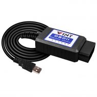 VINTscan FORScan OBD2 Adapter, VINT-TT55502 ELMconfig ELM327 modified For all Windows compatible with Ford Cars F150 F250 and Light Pickup Truck Scan Tool, Code Reader MS-CAN HS-CAN Switch