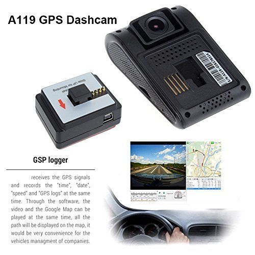  VIOFO A119 Car Dash Cam HD 1440P 2.0 Inch TFT LCD Screen Capacitor Novatek 96660 H.264 2K (without GPS mount)