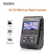 VIOFO A119 PRO Dash Cam Car Dash Camera 2K HD 1440P 1296P 30fps 1080P 60/30fps 5PM Capacitor Camera DVR 7G F1.8 130°FOV Video Recorder