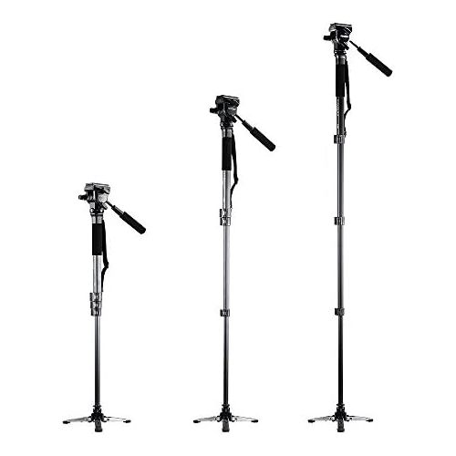  [아마존베스트]VIPHOTO Digital Photography Tripod and Monopod with Levelling Fluid and Support for Canon Nikon DSLR Camera