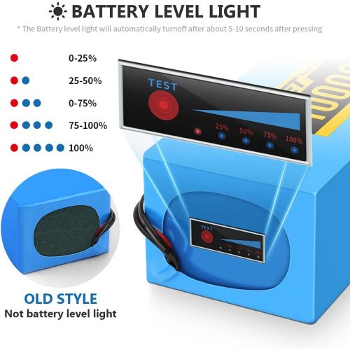  VISET LI VISET Ebike Battery 36V 48V 20Ah 14Ah 10Ah Electric Bike Lithium Battery with 2Ah Charger for 350W 450W 750W 500W 800W Electric Bicycle Motor