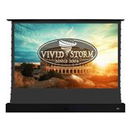 VIVIDSTORM 4K/3D/UHD Flexible Electric Tab-tensioned Floor Screen,Portable Motorized Floor-Rising Projection Screen,120-inch Diagonal 16:9,Ambient Light Rejecting, Projector Trigge