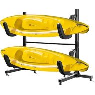 VIVOHOME Heavy Duty Freestanding Dual Storage Rack Height Adjustable Carrier Stand for Kayaks SUP Paddle Boards and Canoes