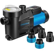 VIVOHOME 1.5 HP Powerful Self Primming 6360 GPH Swimming Pool Pump w/Timer for Inground Pool 1.5