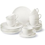 vivo Villeroy & Boch Group 19-5254-7126 Newfreshbasic Kaffeeset 18 teilig Geschirrsets, Porzellan, weiss, 24 x 30 x 21.5 cm, 18 Einheiten