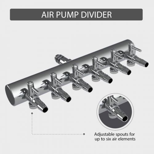 비보 [아마존 핫딜] [아마존핫딜]VIVOHOME Electromagnetic Commercial Air Pump 1110GPH 50W 8 Outlets 110V for Aquarium Fish Tank Aquaponics and Hydroponic Systems