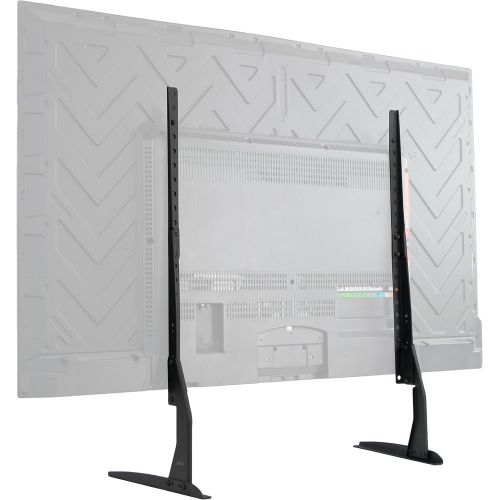 비보 [아마존베스트]VIVO Universal LCD Flat Screen TV Table Top VESA Mount Stand Black | Base fits 22 to 65 (STAND-TV00Y)