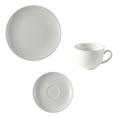 비보 vivo Villeroy & Boch Group 19-5246-9014 Fresh Color Kaffee Set 12 teilig Geschirrsets, Porzellan, weiss, 21.5 x 20 x 20.5 cm, 12 Einheiten