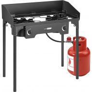 [아마존베스트]VIVOHOME Outdoor Burner Stove on Stand, Heavy Duty Propane Cooker with Detachable Legs for Camping Cookout