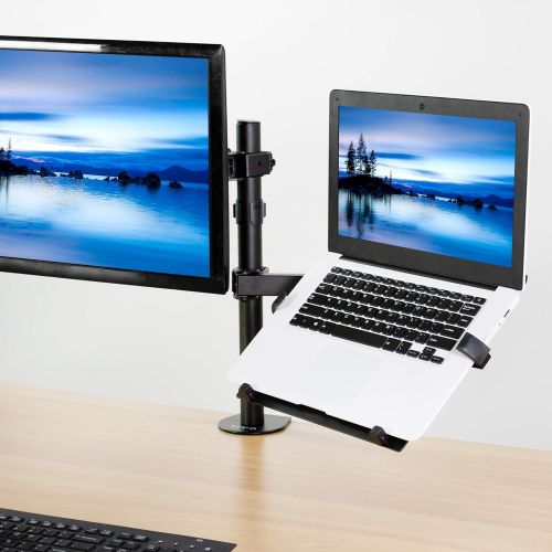 비보 [아마존베스트]VIVO Universal Adjustable 10 to 15.6 inch Laptop Mount Holder for VESA Compatible Monitor Arms, Notebook Tray Stand-LAP3