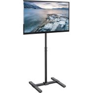 [아마존베스트]VIVO TV Floor Stand for 13 to 42 inch Flat Panel LED LCD Plasma Screens, Portable Display Height Adjustable Mount STAND-TV07
