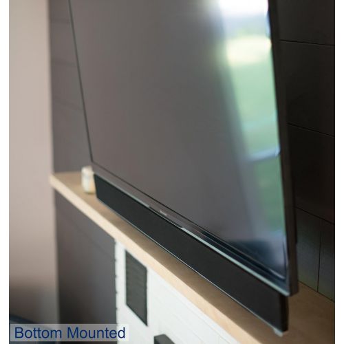 비보 VIVO Universal Sound Bar Steel Bracket Speaker Mount Above or Below Wall Mounted TV, Fits Behind 23 to 65 inches Screens, 33 lbs. Capacity, Mount-SPSB2
