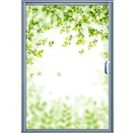 VIVOCCfilm Matte PVC Glass Window Film, Decor Frosted Privacy Static Cling Glass Sticker No Glue for Living Room Office Bathroom Home Shop Door-A 60x90cm(24x35inch)