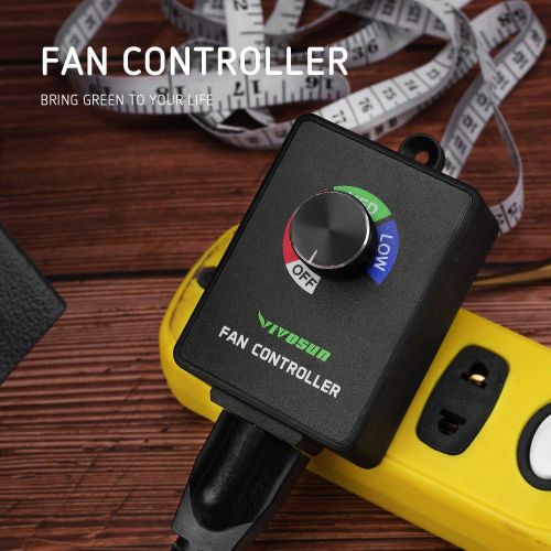  VIVOSUN Inline Duct Fan Speed Controller Vent Fan Speed Adjuster