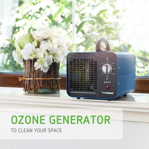  VIVOSUN Commercial Ozone Generator 5,000mgh Industrial O3 Air Purifier Ozone Deodorizer (5,000mg - Black)