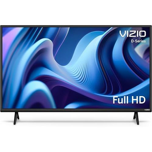 VIZIO 40-inch D-Series Full HD 1080p Smart TV with AMD FreeSync, Apple AirPlay and Chromecast Built-in, Alexa Compatibility, D40f-J09, 2022 Model
