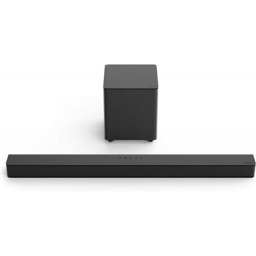  VIZIO V-Series 2.1 Home Theater Sound Bar with DTS Virtual:X, Wireless Subwoofer, Bluetooth, Voice Assistant Compatible, Includes Remote Control - V21-H8R