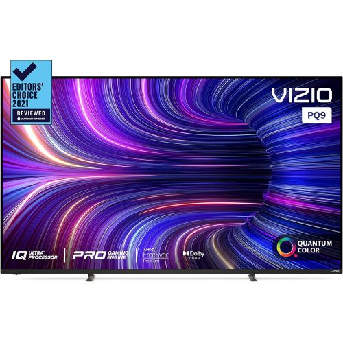  VIZIO 65-Inch P-Series 4K QLED HDR Smart TV w/Voice Remote, Dolby Vision, 4K 120Hz Gaming, Alexa Compatibility, P65Q9-J01, 2021 Model