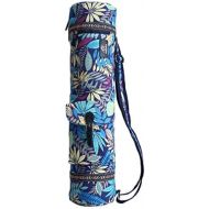 [아마존베스트]VIianber Vianber Yoga Mat Bag, Foldable Canvas Yoga Exercise Mat Tote Sling Carrier Shoulder Bag