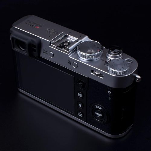  VKO Soft Metal Shutter Release Button Compatible with Fujifilm X-T30 X-T3 X100F X-T20 X-PRO2 XPRO-1 X10 X20 X30 X100 X100T X100S X-E2 X-T10 X-T2 Camera(10mm Convex Surface) Black R