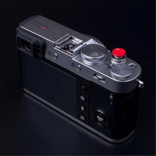  VKO Soft Metal Shutter Release Button Brass Compatible with Fujifilm X-T30 X-T4 X-T3 X100F X-T20 X-PRO2 X-PRO3 X30 X100T X100S X-T2 RX10 III IV Camera Black Red Golden 11mm Concave