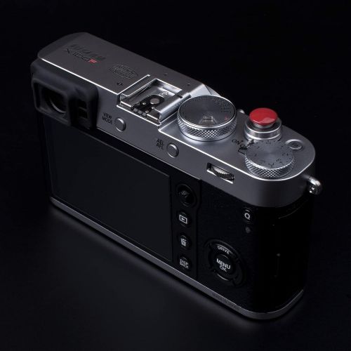  VKO Soft Metal Shutter Release Button Brass Compatible with Fujifilm X-T30 X-T3 X100F X-T20 X-PRO2 X-T2 X30 X100S X-E2 X-T10 X-E3 Pen-F Camera Black Red Dark-red Orange 10mm Convex