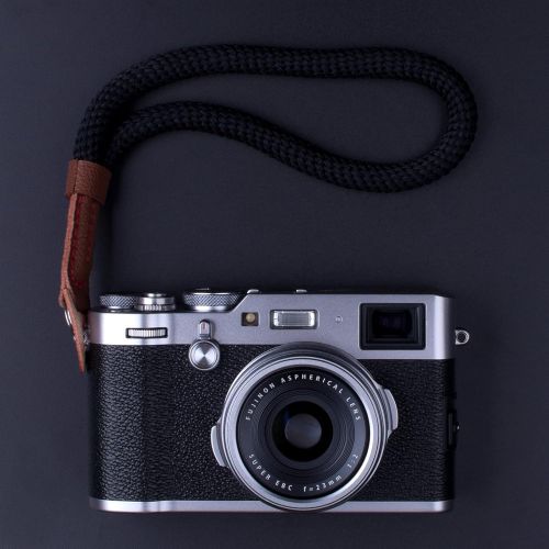  VKO Black Camera Hand Wrist Strap Compatible with Fujifilm X-T30 X-T4 X-T3 X-T20 X-T2 X70 X-Pro2 X-E3 X30 XQ2 X100F A6100 A6600 A6400 A6000 A6300 A6500 RXIR II Cameras Adjustable S