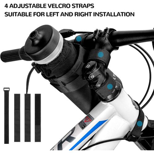  VLTAWA Bike Water Bottle Holder, Bike Cup Holder, Bicycle Water Bottle Holder, Bike Drink Holder, No Screw-Insulated-Sturdy-Adaptable (Signal Large)