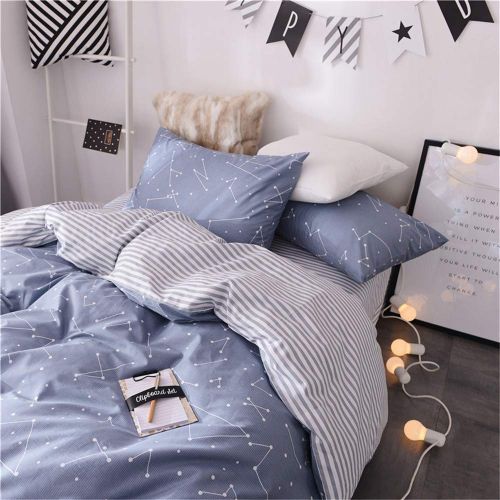  VM VOUGEMARKET Birds Duvet Cover Set Queen,3 Pieces Cotton Girls Cute Love Bird Duvet Cover with 2 Pillowcases,Lightweight Luxury Bedding Set -Full/Queen,Love Birds