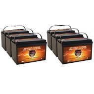 VMAX Solar VMAXSLR125-6 QTY 6 Vmaxtanks AGM 125ah EA 750AH TOTAL Solar Wind Power Backup AGM 12V VMAX solar Battery