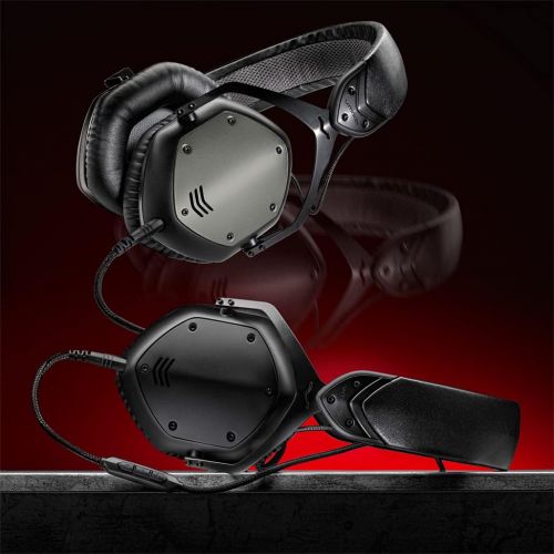  V-MODA Crossfade LP2 Vocal Limited Edition Over-Ear Noise-Isolating Metal Headphone - Matte Black