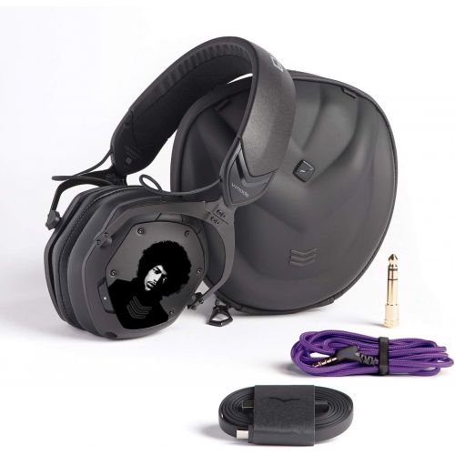  V-MODA x JIMI HENDRIX Special Edition Wireless Bluetooth Headphones: WISDOM Over the Ear Headset with Mic, Up to 14 Hours of Playback (Amazon Exclusive)