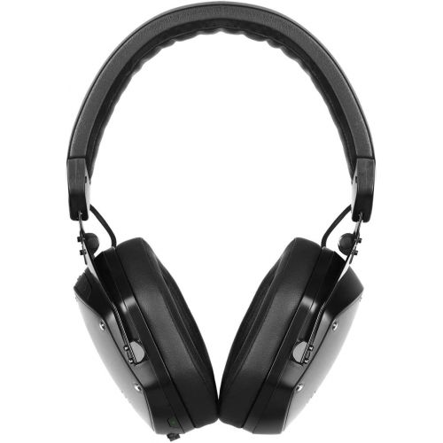  V-MODA M-200 ANC Noise Cancelling Wireless Bluetooth Over-Ear Headphones with Mic for Phone-Call, Matte Black