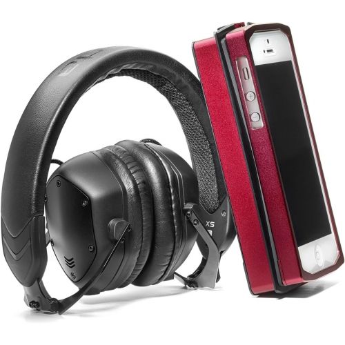  V-MODA XS On-Ear Folding Design Noise-Isolating Metal Headphone (Matte Black Metal)