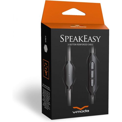  BOSS V-MODA Speakeasy 3-Button Reinforced Cable (Gray) - VC-3SZ-GREY