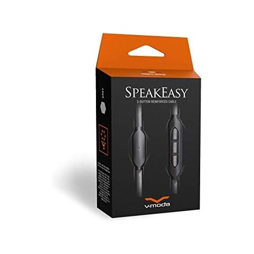  BOSS V-MODA Speakeasy 3-Button Reinforced Cable (Gray) - VC-3SZ-GREY