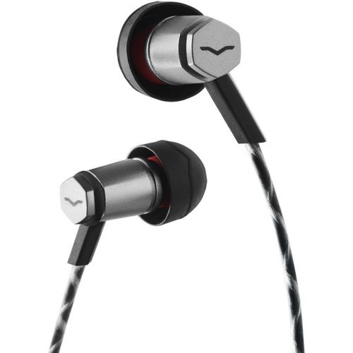  V-MODA Forza Metallo In-Ear Headphones with 3-Button Remote & Microphone - Samsung and Android Devices, Gunmetal Black
