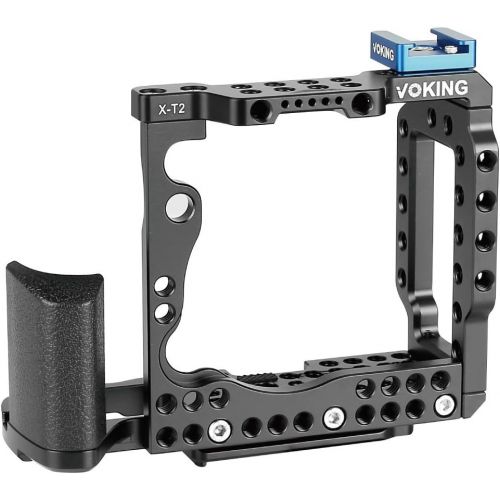  Voking Aluminum Alloy VK-XT2C Camera Video Cage with Detachable Quick Release Plate fits Fujifilm X-T2