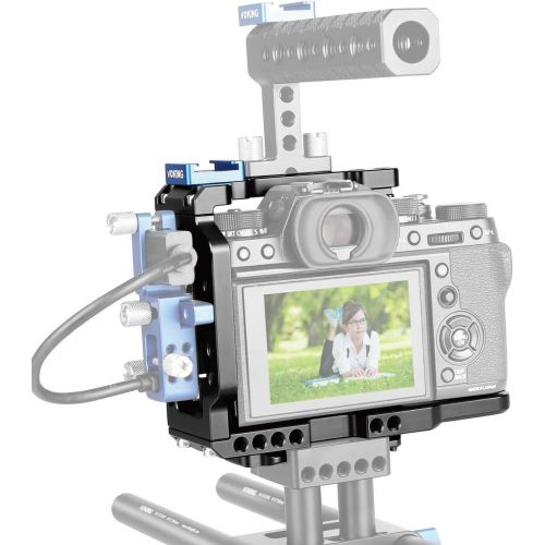  Voking Aluminum Alloy VK-XT2C Camera Video Cage with Detachable Quick Release Plate fits Fujifilm X-T2