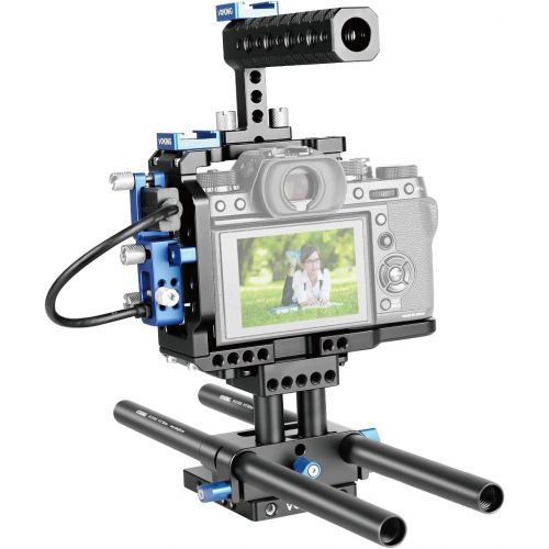  Voking Aluminum Alloy VK-XT2B Follow-Focus Camera Video Filmmaking Cage Kit for Fujifilm X-T2